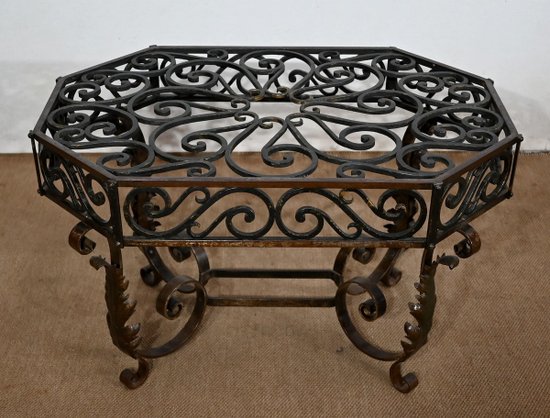 Table Basse en Fer Forgé – 1930