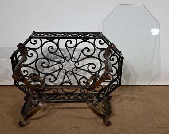 Table Basse en Fer Forgé – 1930