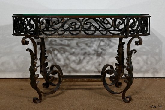 Table Basse en Fer Forgé – 1930