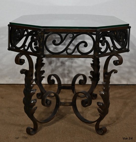 Table Basse en Fer Forgé – 1930
