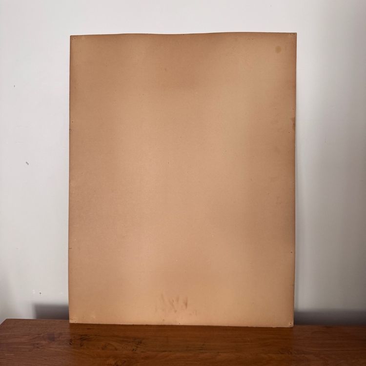 Acrylique sur papier joueur de flûte par Tran Long XXe