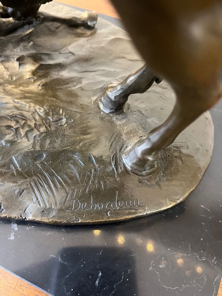 Bronze « Deux chevaux et un poulain »