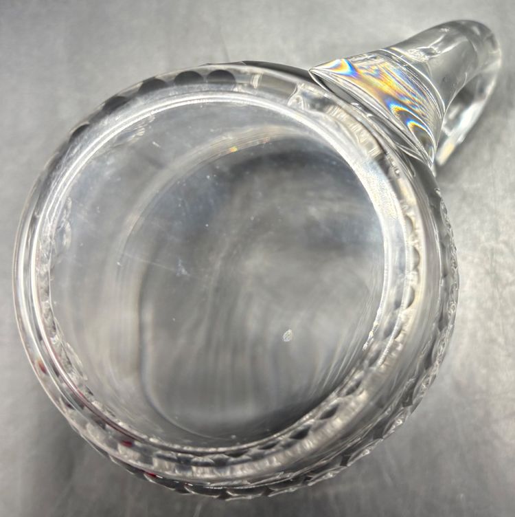 CHOPE EN CRISTAL DE BACCARAT TAILLÉ GRAVÉ DES ANNÉES 1900
