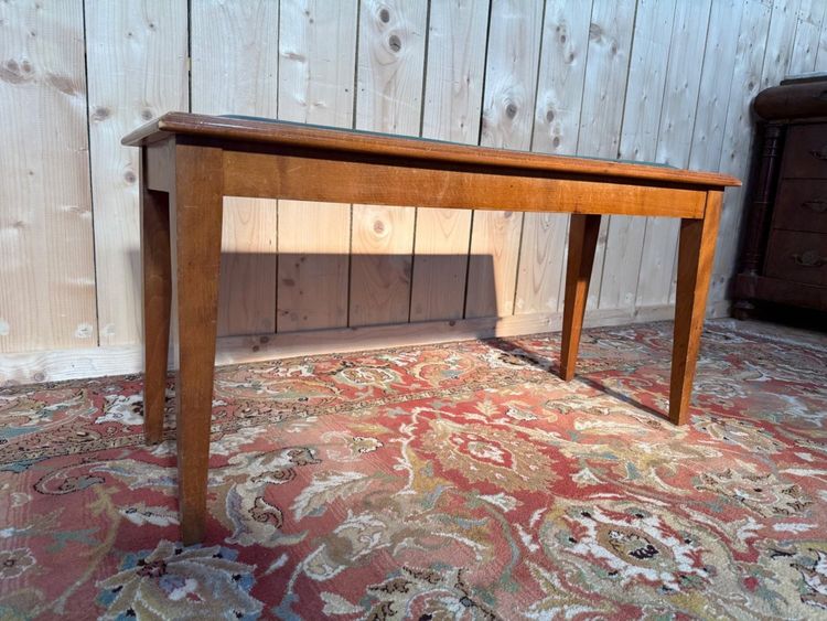 Panca per pianoforte – Periodo Art Déco – Legno colorato e Skai