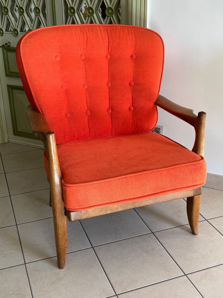 Guillerme e Chambron Poltrona <Jos> Circa 1970 Edizione Votre Maison 