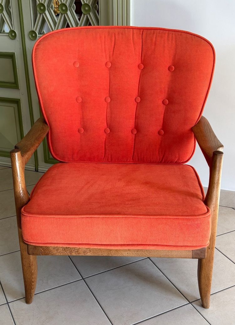 Guillerme e Chambron Poltrona <Jos> Circa 1970 Edizione Votre Maison 