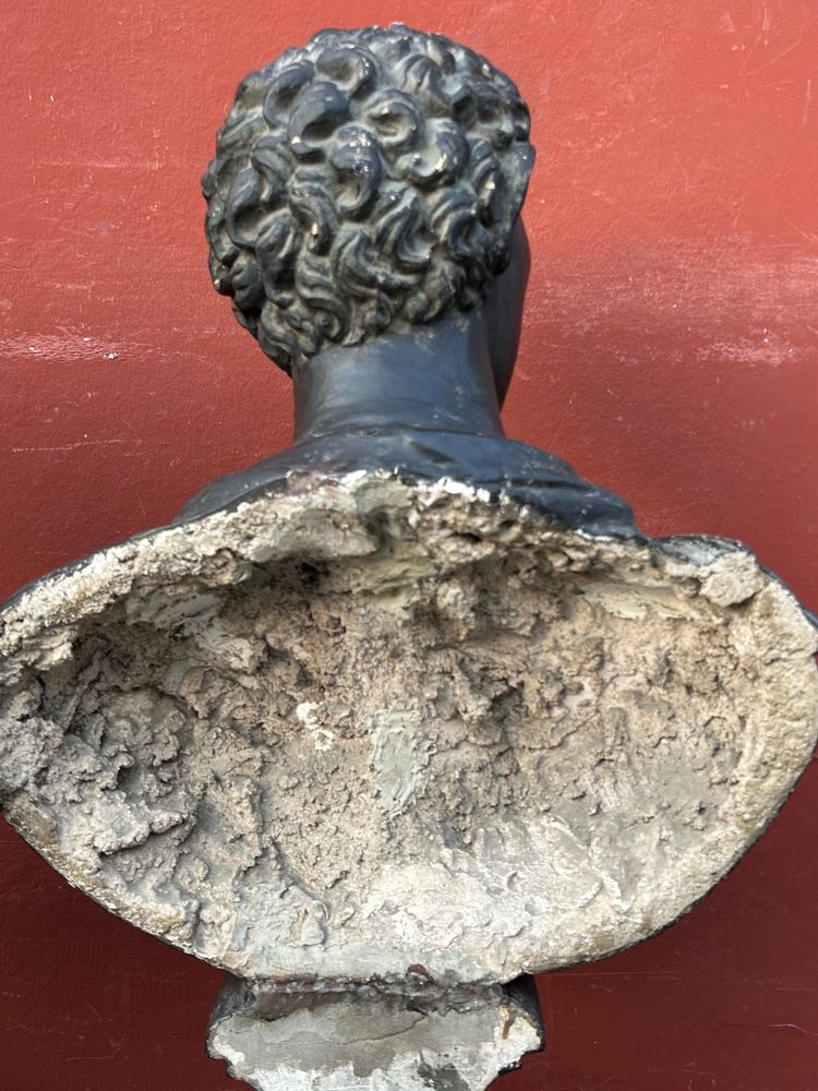Importante coppia di busti in stile antico in gesso del XVIII secolo – busto romano, Italia, H 90 cm
