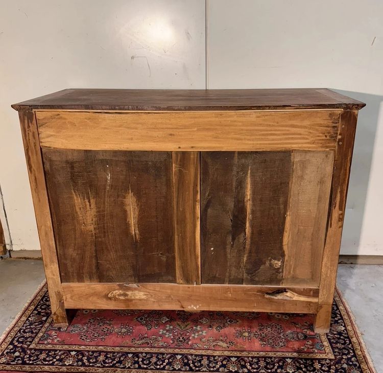 Credenza d'epoca Impero/Restaurazione in noce massiccio – XIX secolo