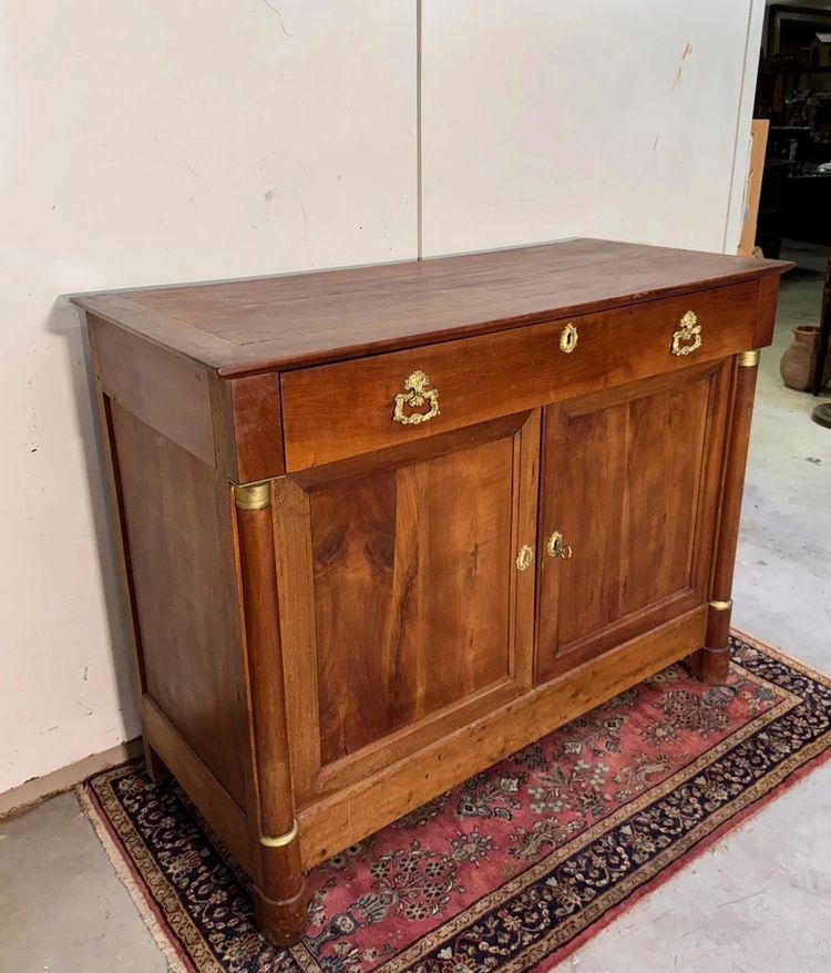 Credenza d'epoca Impero/Restaurazione in noce massiccio – XIX secolo