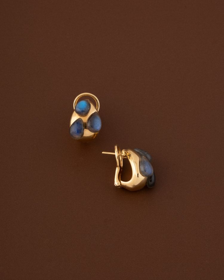 POMELLATO Orecchini in oro e labradorite