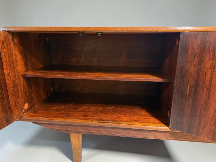 Skandinavische Anrichte aus Rio-Palisander, um 1960, 230 cm