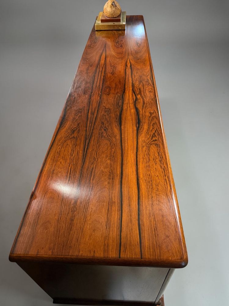 Skandinavische Anrichte aus Rio-Palisander, um 1960, 230 cm