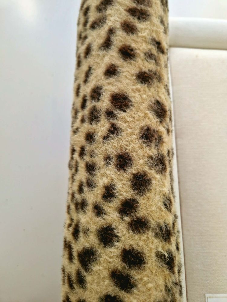 Vintage Mid Century Leopard Print Bed Frame Hollywood Regency Statement Bed