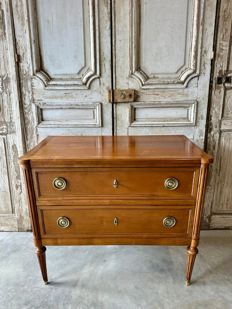 Kommode aus Kirschbaumholz im Louis-XVI-Stil, um 1960