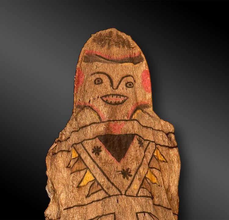 Maschera raffigurante Pakapikoke, la divinità millepiedi - Indiani Kobeo, Rio Vaupes (Uaupe)