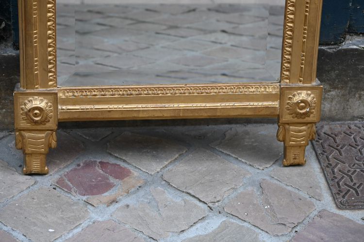 Specchio in stile Luigi XVI con frontone, Bordeaux, XVIII secolo