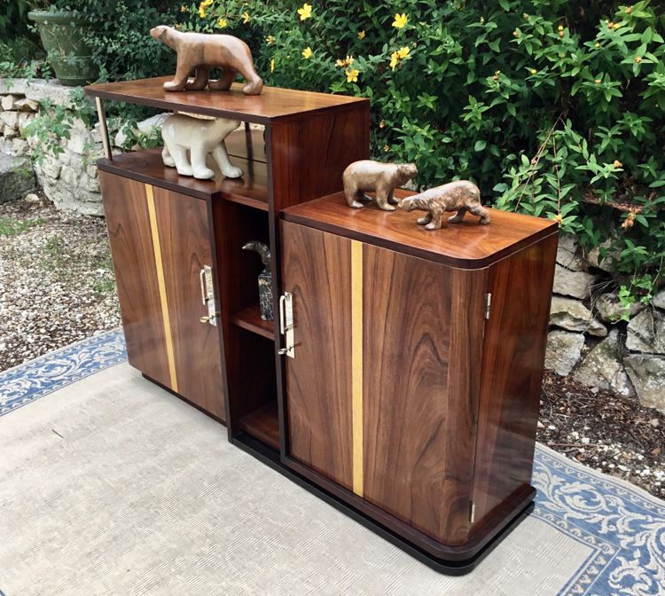 Meuble Art-Déco asymétrique 