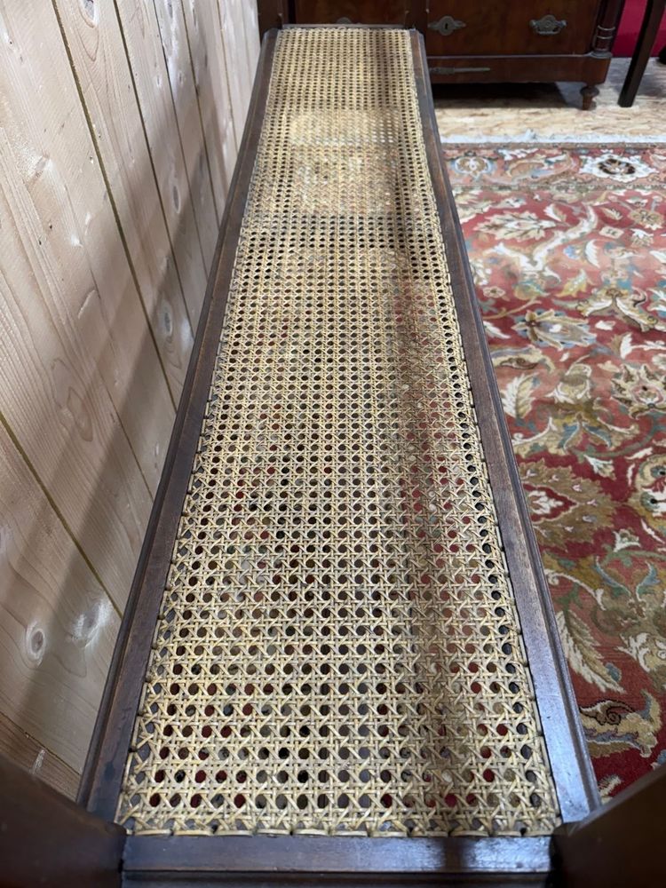 Valet de chambre / Jette-habit – Époque Napoléon III – Bois et cannage