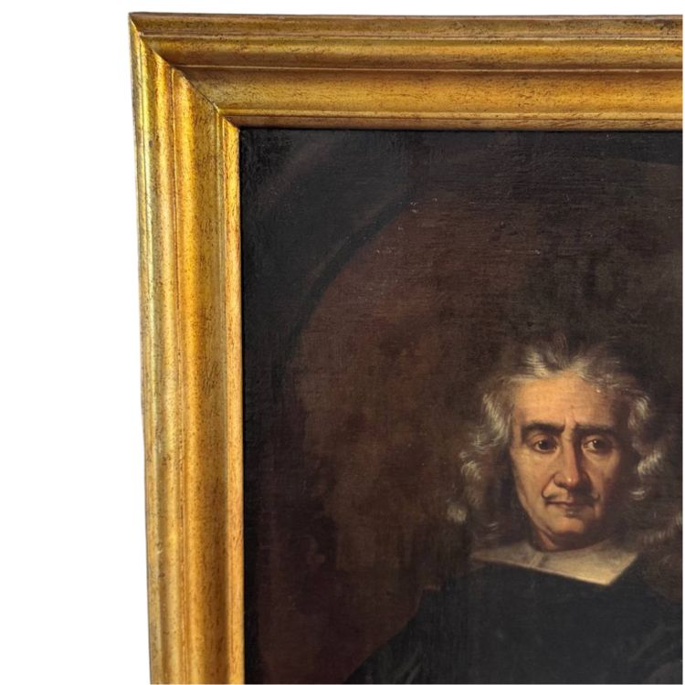Portrait d’un Noble Bourbon – Huile sur Toile, XVIIIe Siècle