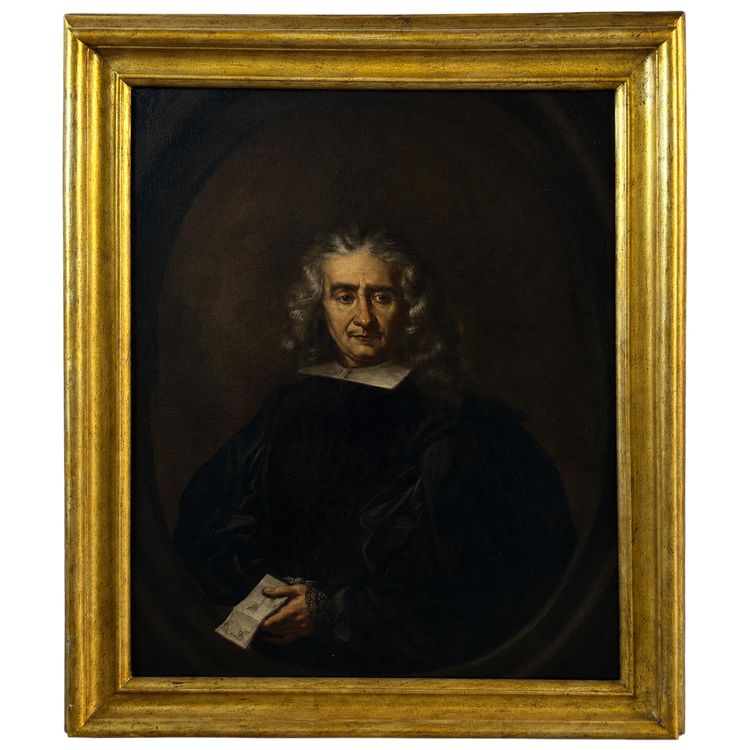 Portrait d’un Noble Bourbon – Huile sur Toile, XVIIIe Siècle