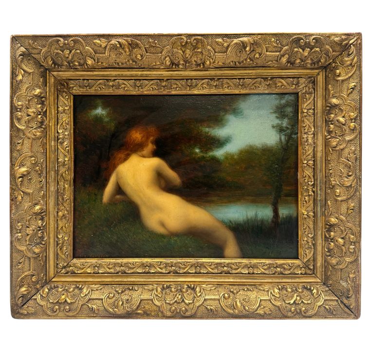 Jules Armand HANRIOT, Donna nuda sdraiata