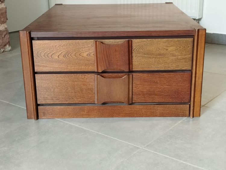 Ensemble de deux chevets, paire de tables de nuit,meuble modulable en table basse, enfilade, commode