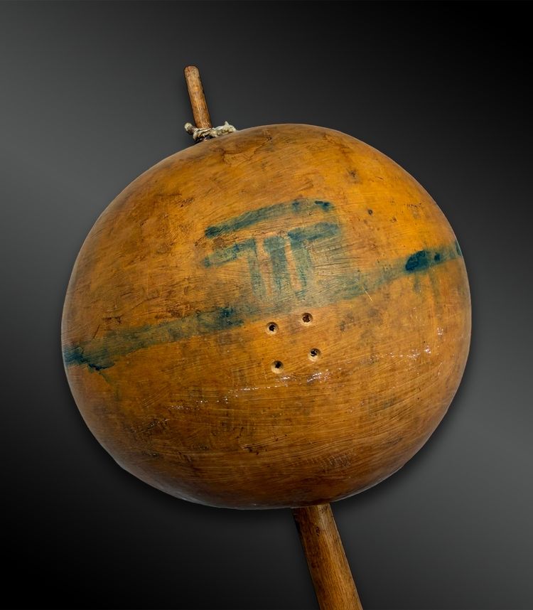 Important Rattle - Shaman's Calabash - Canela Indians, Maranhão State, Amazon