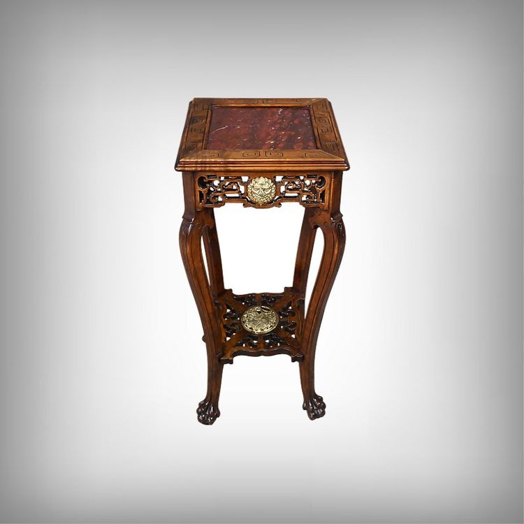 Asian side table, in the style of Gabriel Viardot - Late 19th century