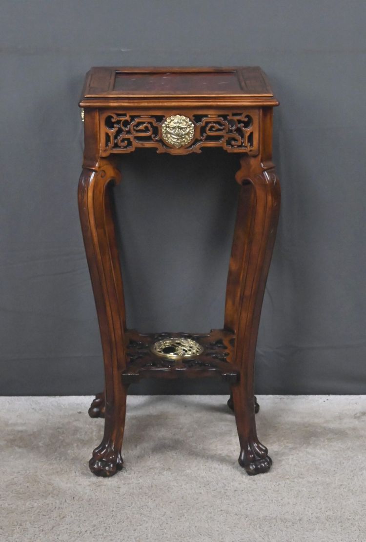 Asian side table, in the style of Gabriel Viardot - Late 19th century