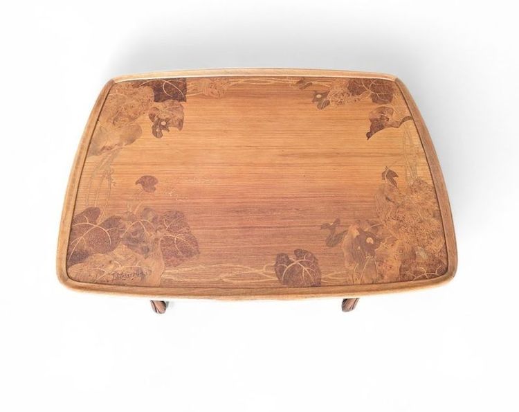 Louis Majorelle Table à Ecrire Art Nouveau "Aristoloches et Sagittaires"