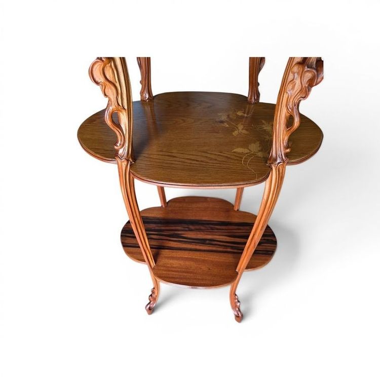 Emile Gallé Sellette Art Nouveau "Chauves-souris"