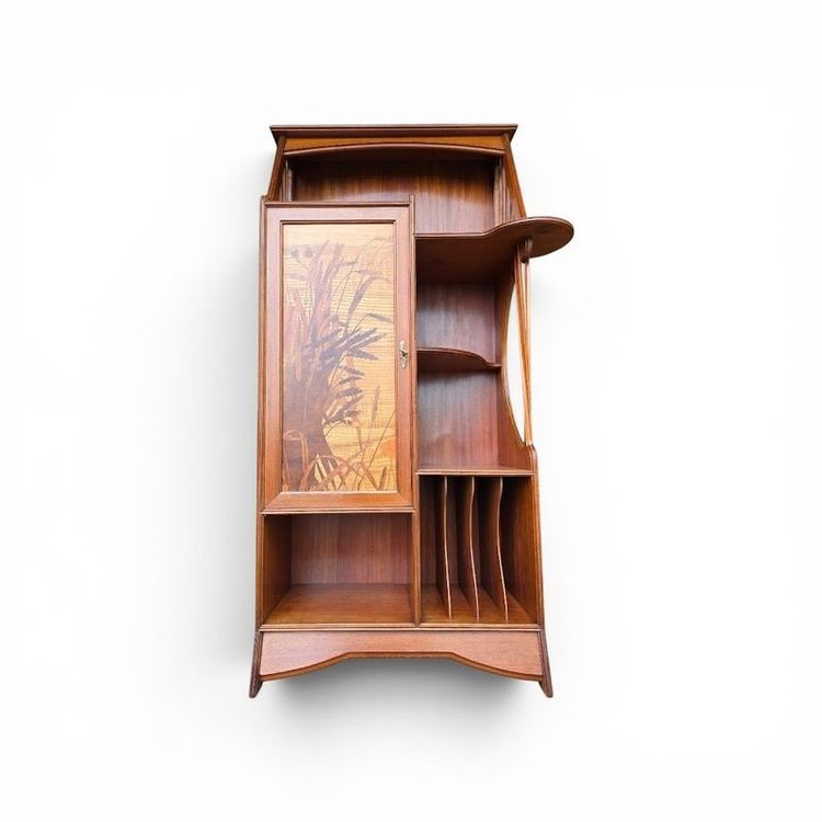 Louis Majorelle Cabinet de Collectionneur Art Nouveau "Aux Blés"
