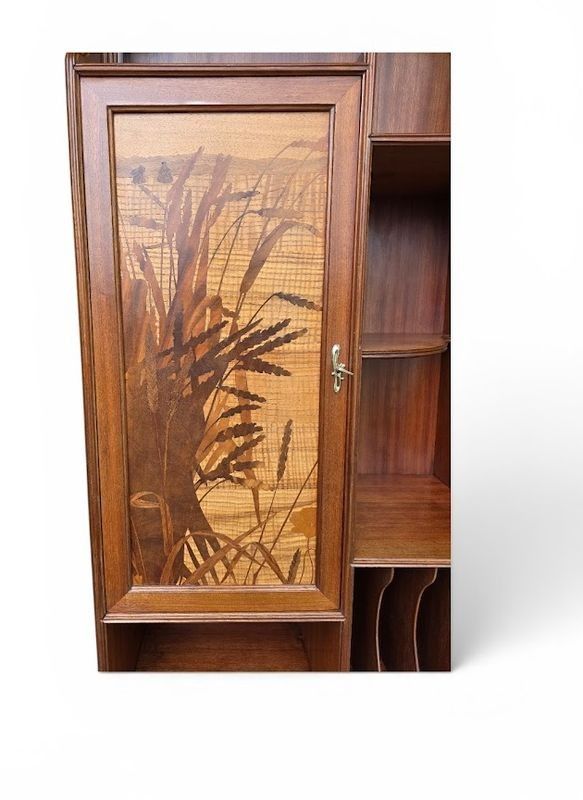 Louis Majorelle Cabinet de Collectionneur Art Nouveau "Aux Blés"