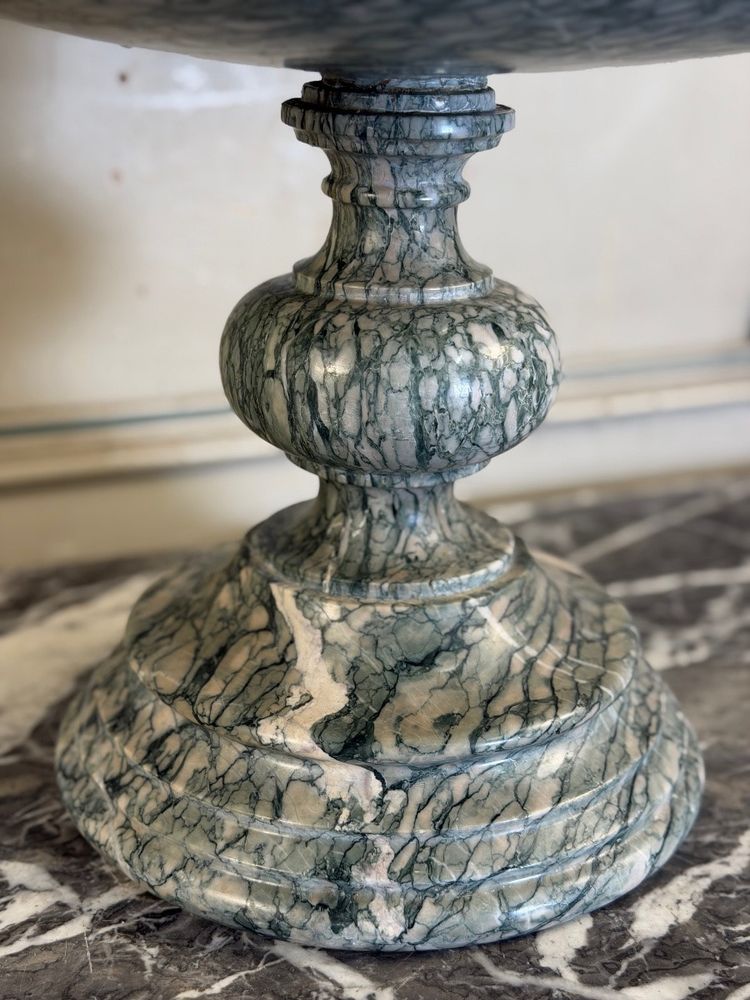 Footed cup, marble Campan marble bowl circa 1880