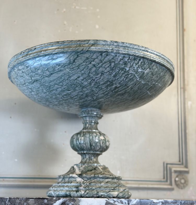 Footed cup, marble Campan marble bowl circa 1880