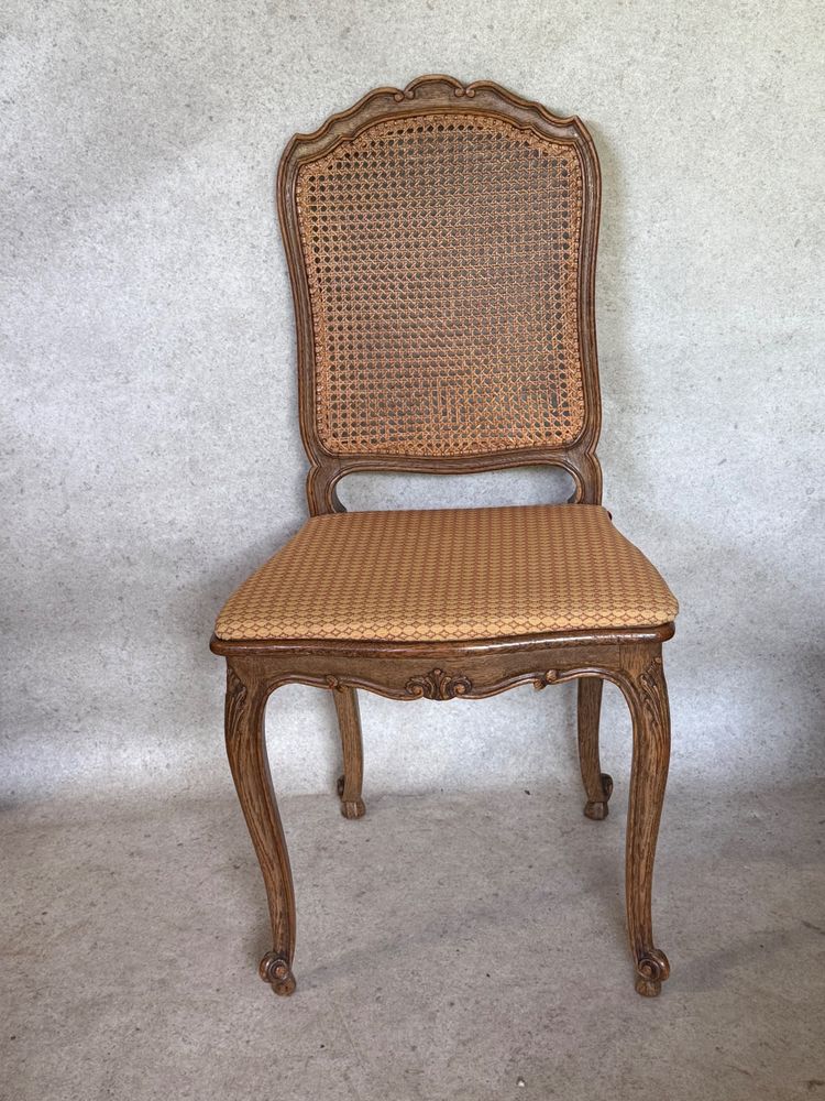 6 chaises cannées