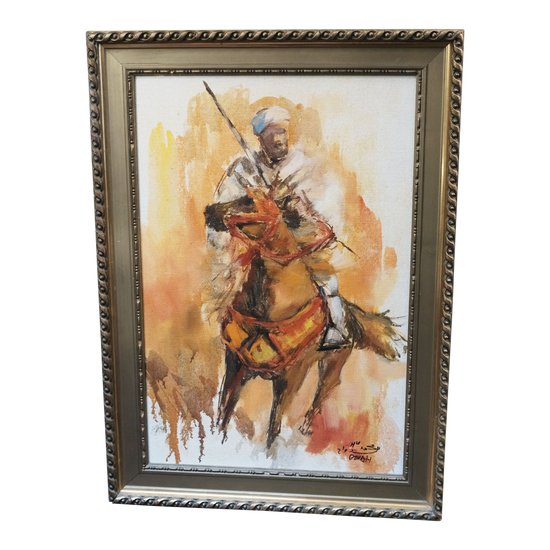 Mohamed DOUAH, Oil on canvas