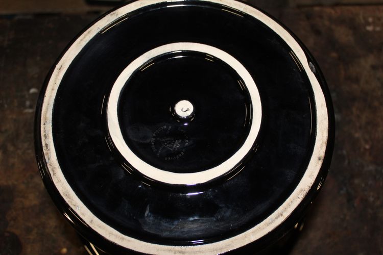 BESSERAT DE BELLEFON CHAMPAGNE BASIN IN VILLENAUXE CERAMIC