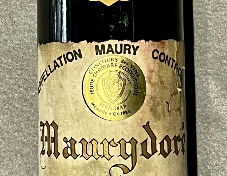Maury 1932, Aperitifwein in sehr gutem Zustand, für Sammler oder Liebhaber.