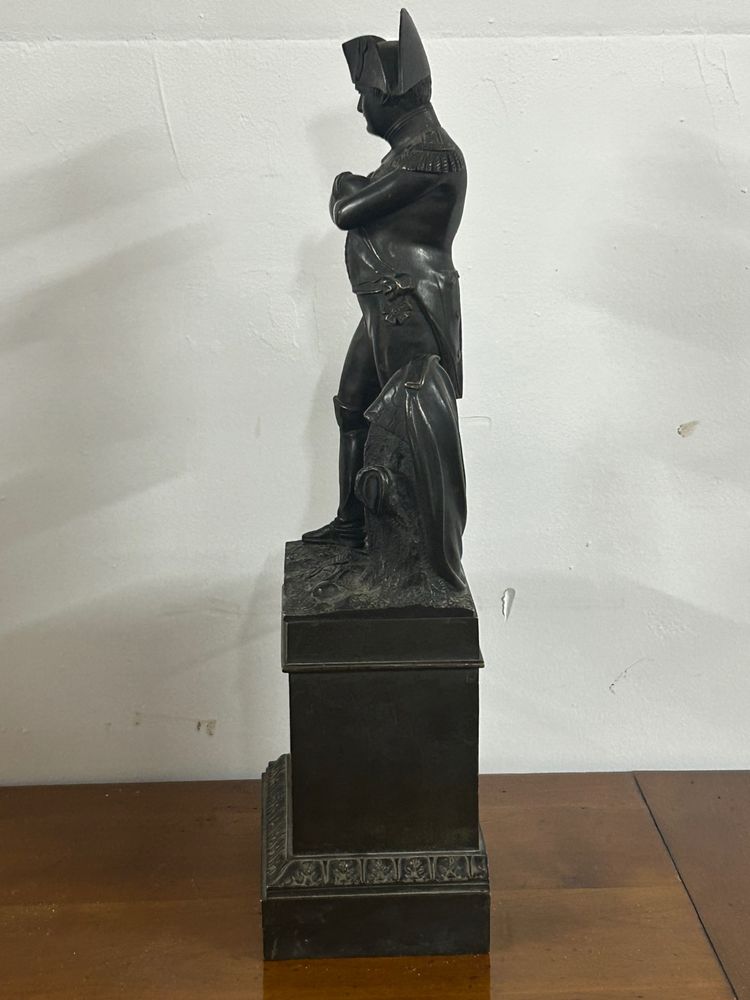 Antique bronze library sculpture of Napoleon Bonaparte - Napoleon I Empire, circa 1840-50