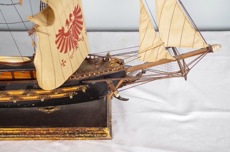Maquette de frégate espagnole du XVIIIe siècle – vers 1970