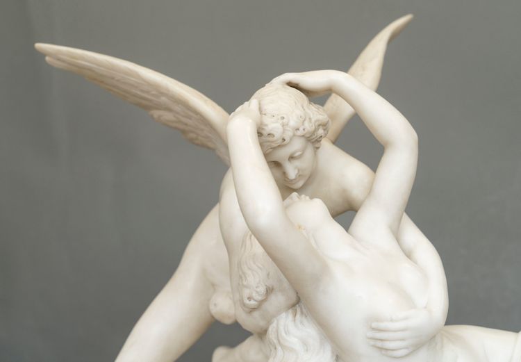 Psyche Awakened by Cupid's Kiss (After Antonio Canova)