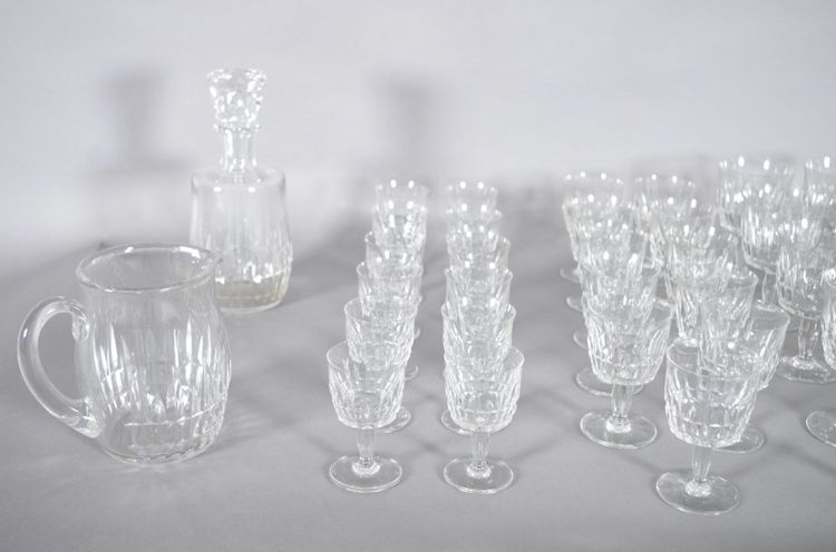 Canterbury crystal dinner service by Baccarat, circa 1960