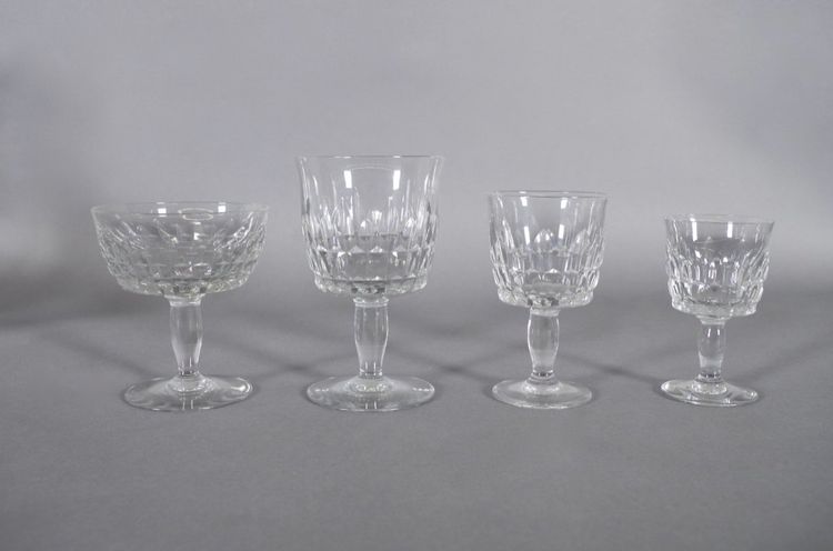 Canterbury crystal dinner service by Baccarat, circa 1960
