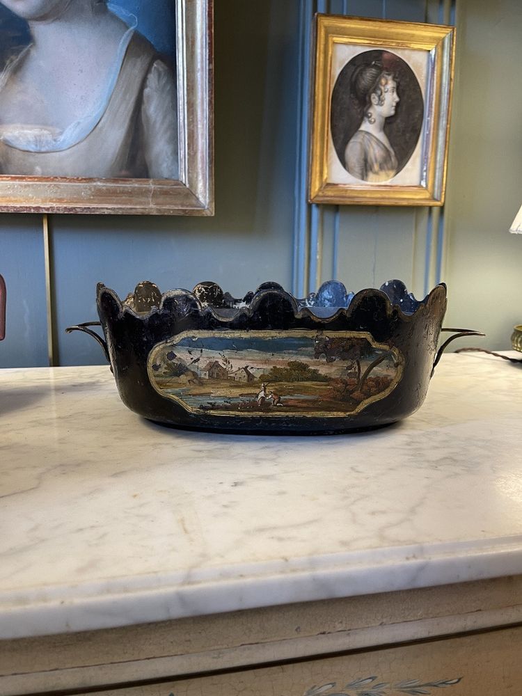 Cooling stand, painted sheet metal glass roof, Directoire period