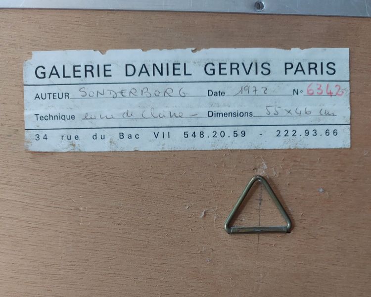 Kurt Rudolf Sonderborg (1923–2008) – Theater der Welt – Originalzeichnung – 1972