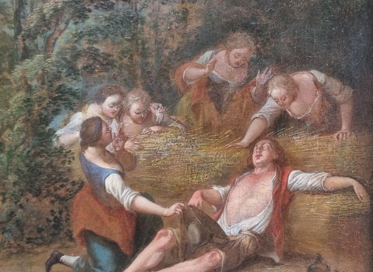Jacques Sébastein LECLERC dit LECLERC des Gobelins - La sieste du moissonneur