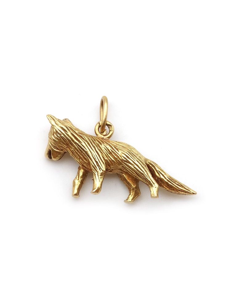 Mellerio dits Meller fox pendant in 18 karat gold 