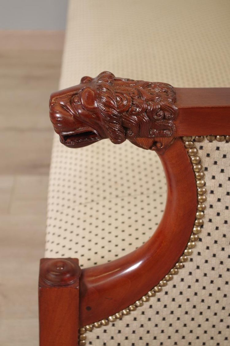 Consulate period mahogany sofa – circa 1800