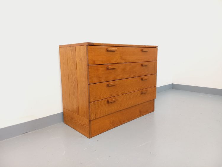 Commode en pin vintage des années 70